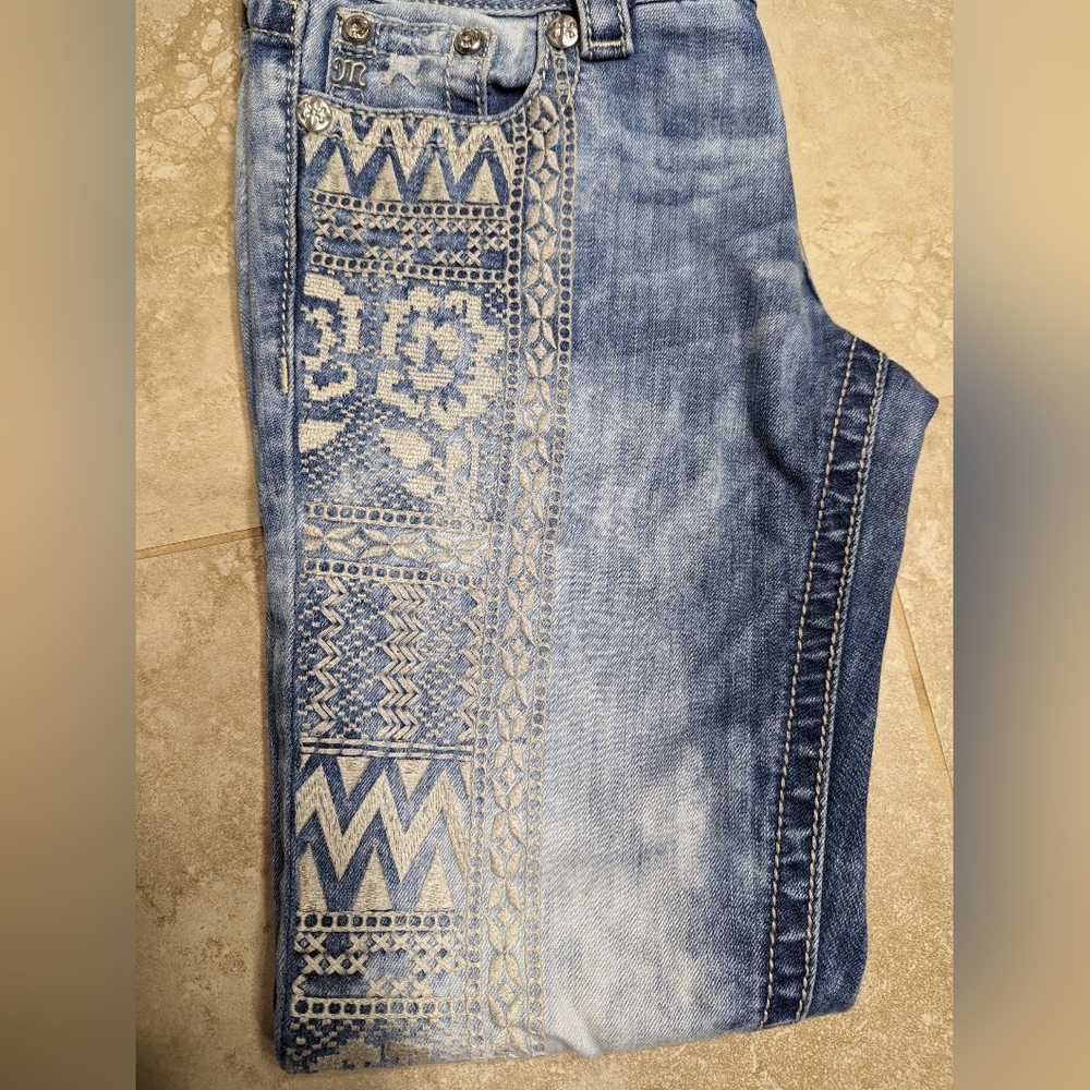 Embroidered skinny jeans - Picture 6 of 6